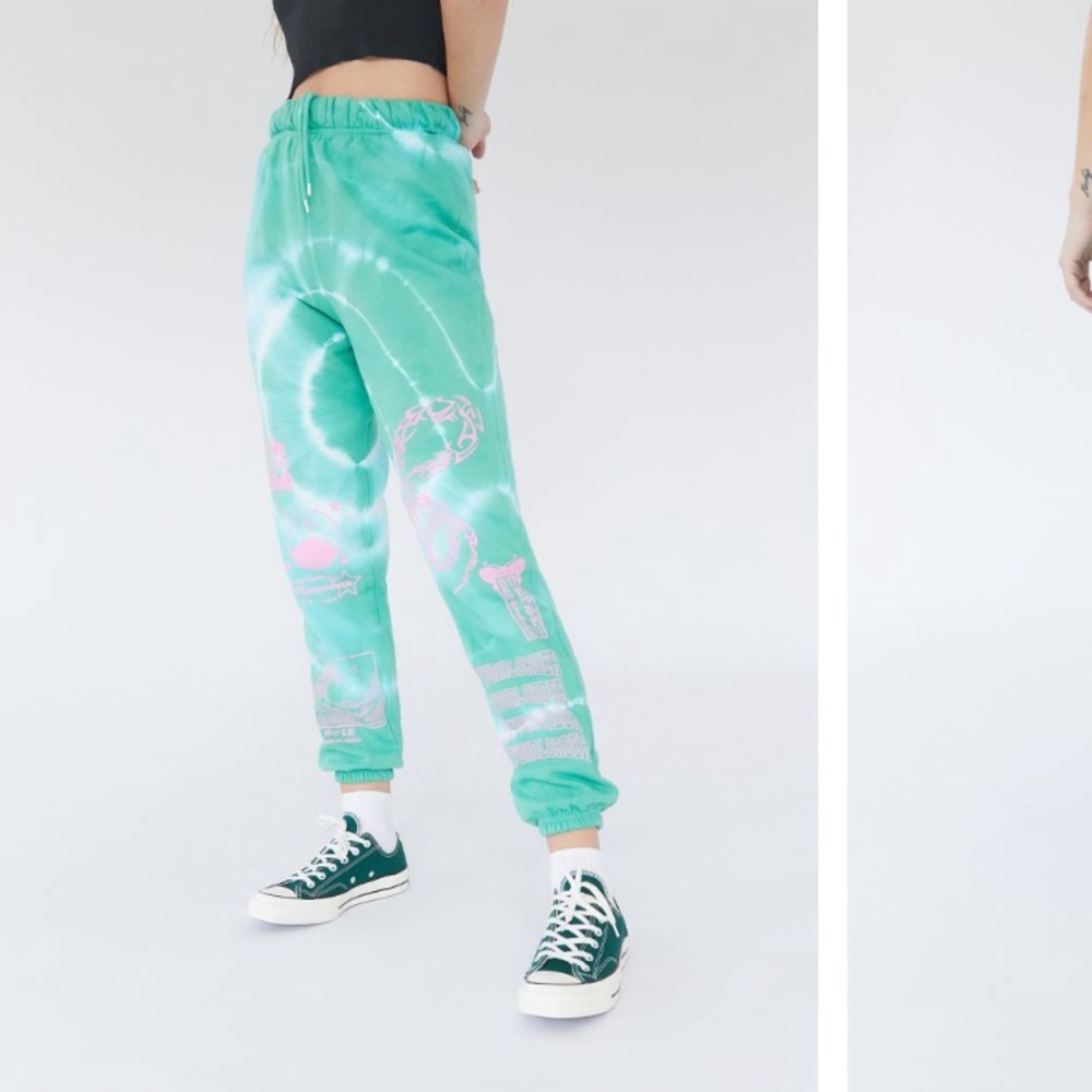 🐲 NEW girl ORDER Tie-Dye Sweats - Picture 1 of 5